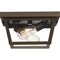 Quoizel Rue De Royal 2-Light Industrial Bronze Flush Mount RO1312IZ - alternate 2